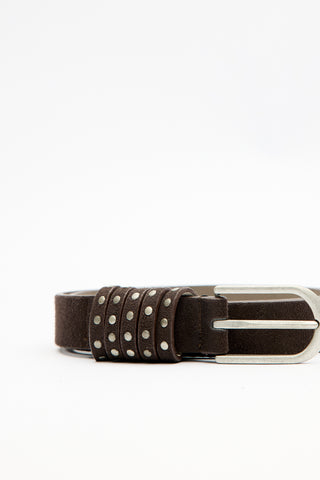Studded Belt Brown
