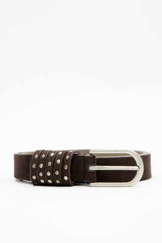 Studded Belt Brown