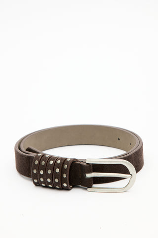 Studded Belt Brown