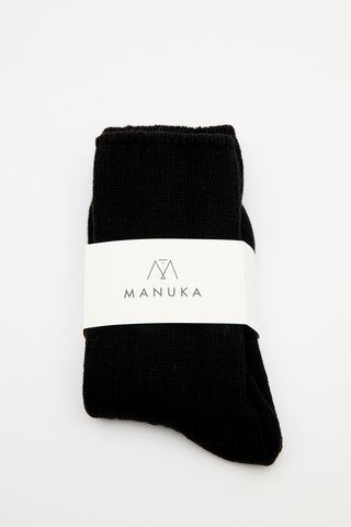 Thick Winter Socks Black