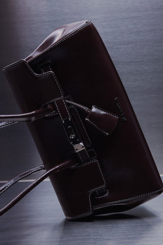 Flap Bag With Buckle Detail Brown