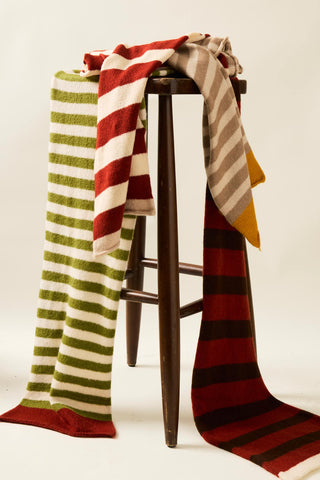 Striped Long Scarf Tile