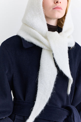 Soft Touch Tie Hood Ecru