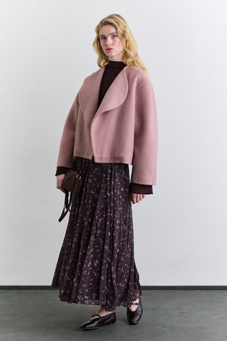 Panelled Pattern Skirt Ditsy