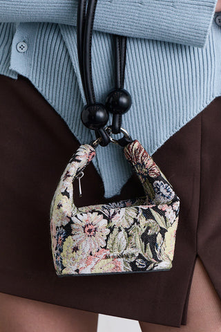 Jacquard Mini Bag Powder