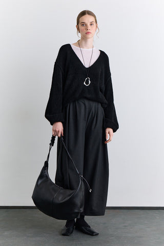 Soft Touch Knit Sweater Black