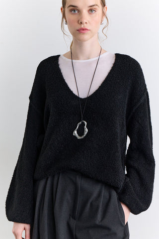 Soft Touch Knit Sweater Black