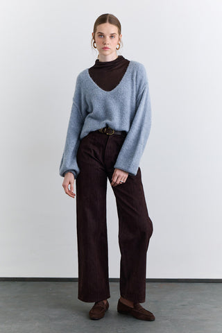Soft Touch Knit Sweater Blue