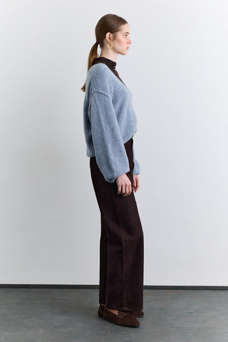 Soft Touch Knit Sweater Blue