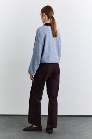 Soft Touch Knit Sweater Blue