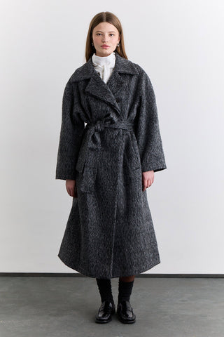 Diana Maxi Premium Coat Anthracite