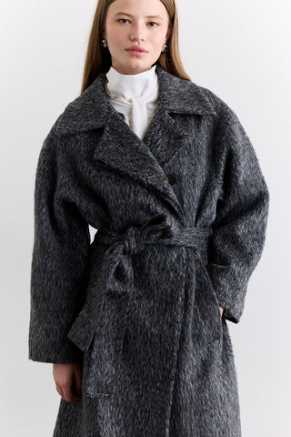 Diana Maxi Premium Coat Anthracite