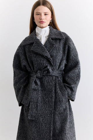 Diana Maxi Premium Coat Anthracite