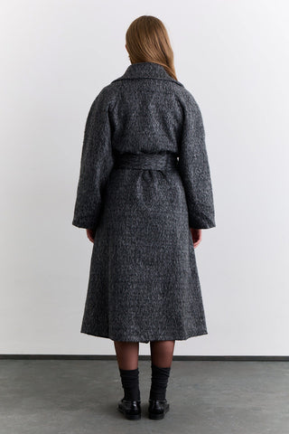 Diana Maxi Premium Coat Anthracite
