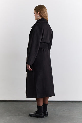 Plain Cachet Coat Black