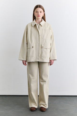 Velvet Worker Jacket Vanilla