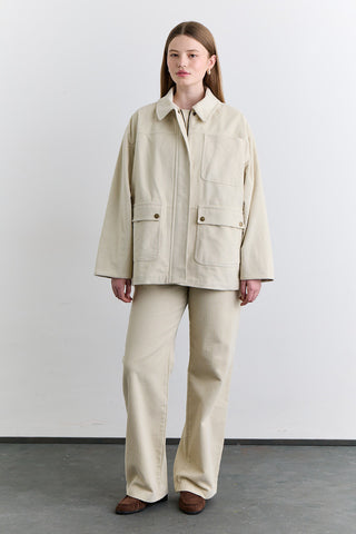 Velvet Worker Jacket Vanilla