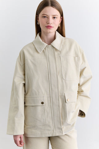 Velvet Worker Jacket Vanilla