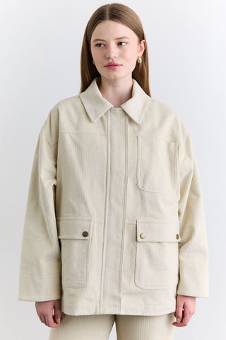 Velvet Worker Jacket Vanilla