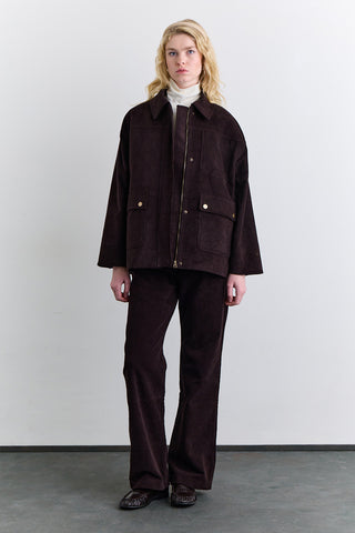 Velvet Worker Jacket Brown