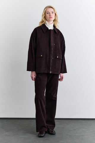 Velvet Worker Jacket Brown