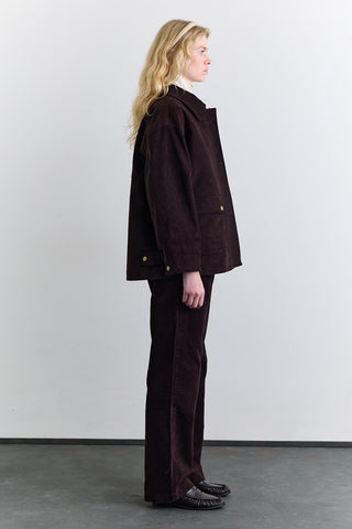 Velvet Worker Jacket Brown