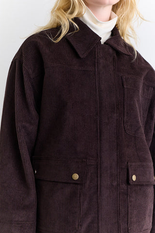 Velvet Worker Jacket Brown