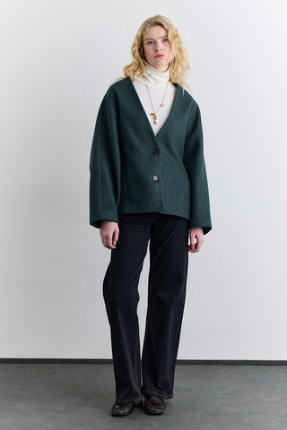Milana Cachet Coat Green