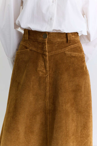 Corduroy Maxi Skirt Tile
