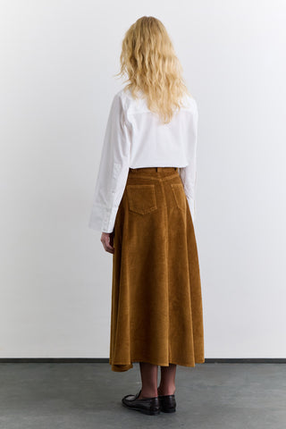 Corduroy Maxi Skirt Tile