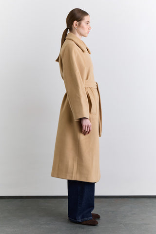 Plain Cachet Coat Camel