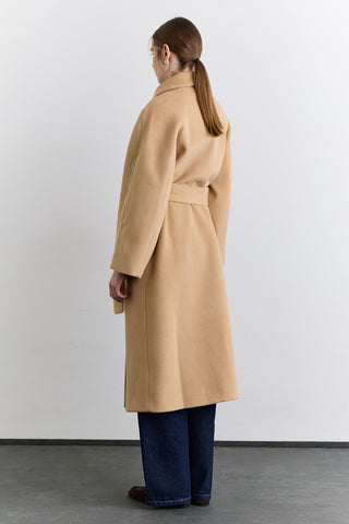 Plain Cachet Coat Camel