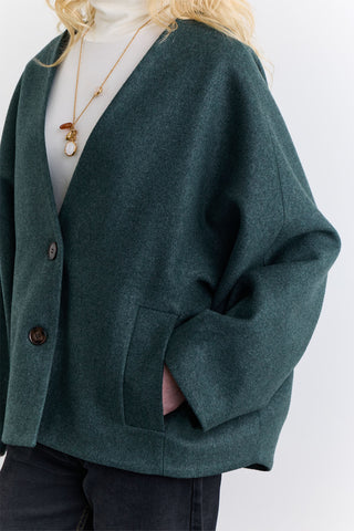 Milana Cachet Coat Green