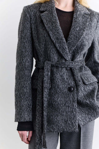 Dara Wool Blazer Anthracite