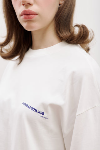 Manuka Coffee Club T-Shirt Ecru