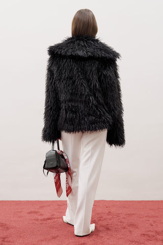 Mara Faux Fur Jacket Black