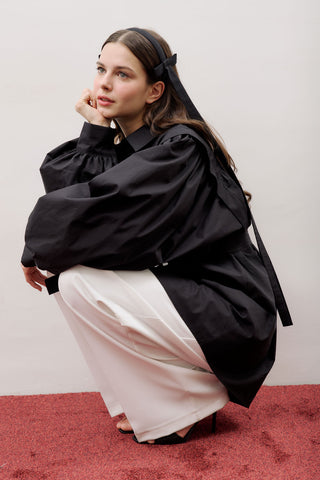 Nora Statement Shirt Black