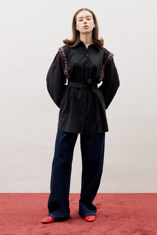 Nora Statement Shirt Patterned