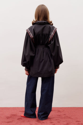 Nora Statement Shirt Patterned