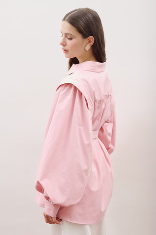 Nora Statement Shirt Pink
