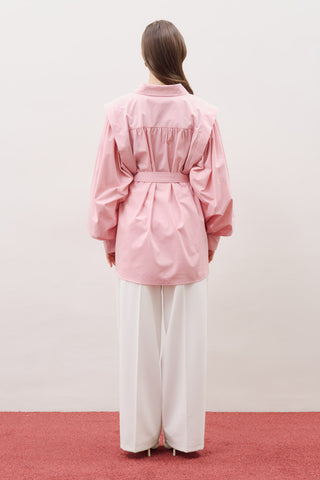 Nora Statement Shirt Pink