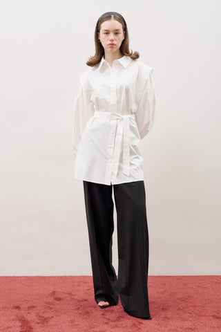 Nora Statement Shirt Ecru