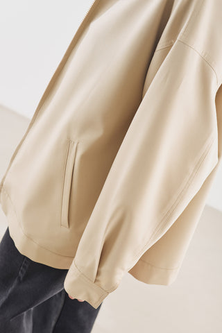 Cuff Detail Jacket Beige