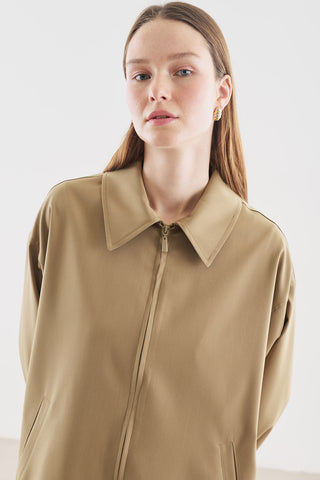 Cuff Detail Jacket Green