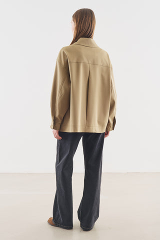 Cuff Detail Jacket Green