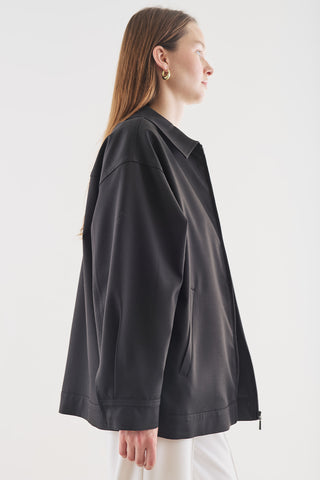 Cuff Detail Jacket Black