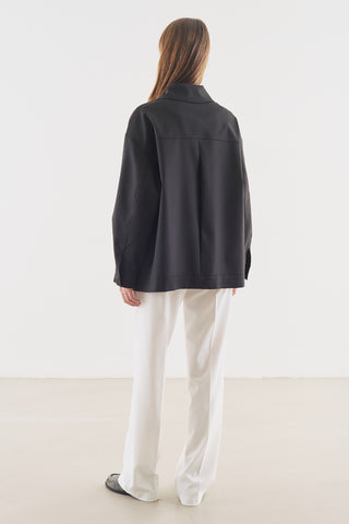 Cuff Detail Jacket Black