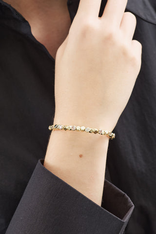 Mini Stone Bracelet Gold