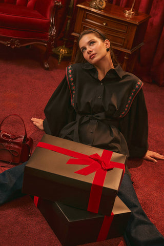 Nora Statement Shirt Patterned