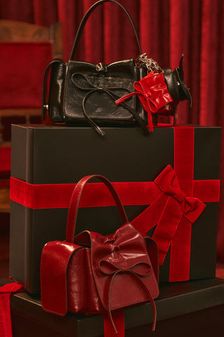 Lyra Bow Bag Burgundy